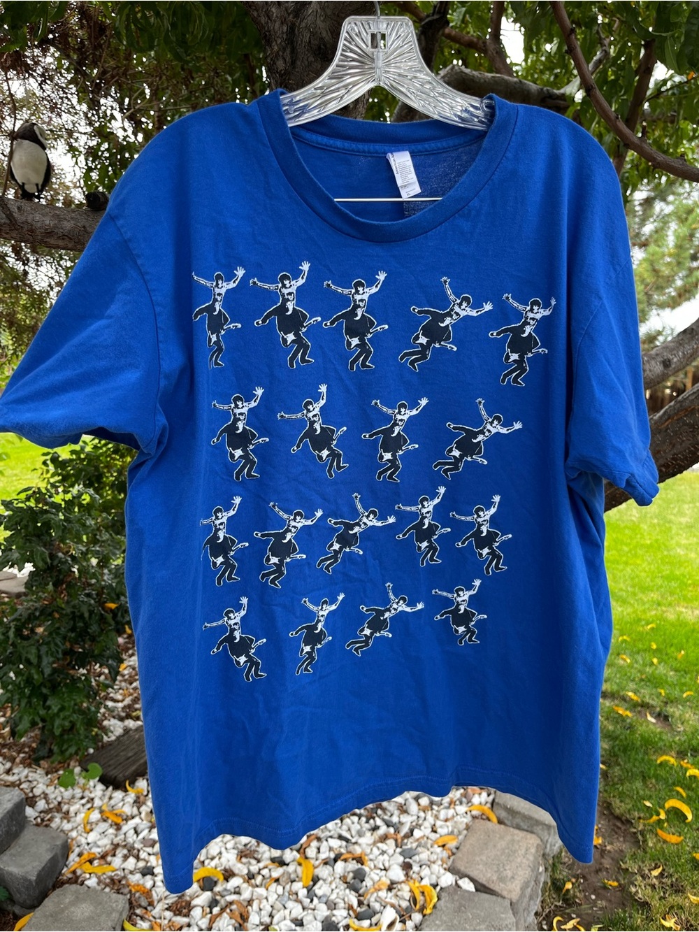 Daryl Hall John Oates Live From ’85 T-Shirt XL Blue American Apparel USA